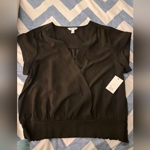 Nine West Surplice Waist Blouse